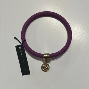 Marc Jacobs Plum Bracelet with Gold Charm NWT